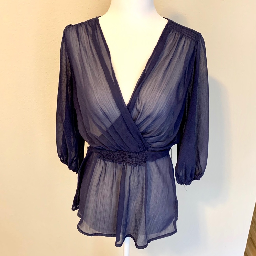 Express Purple Blouse